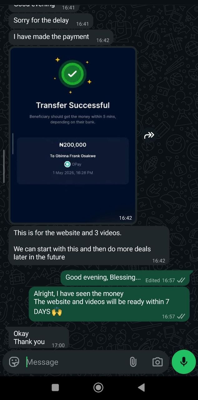 Proof screenshot